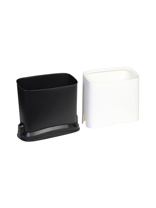 Keskor Coș de Gunoi Plastic Alb 8.5lt 1buc