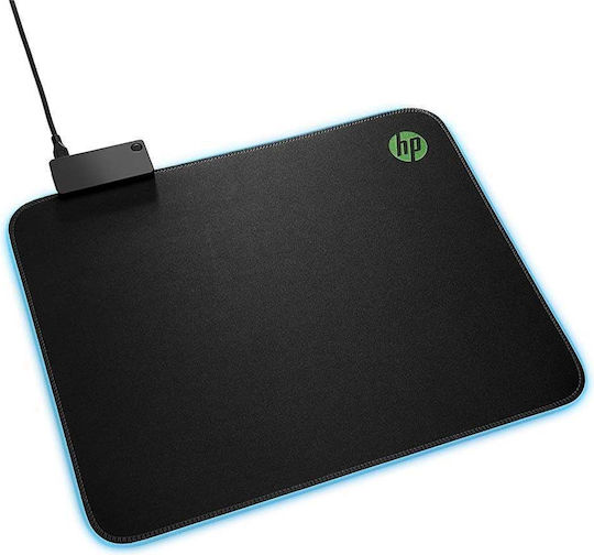 HP Pavilion 400 Gaming Mauspad Mittel (350mm) mit RGB-Beleuchtung über USB Schwarz 5JH72AA