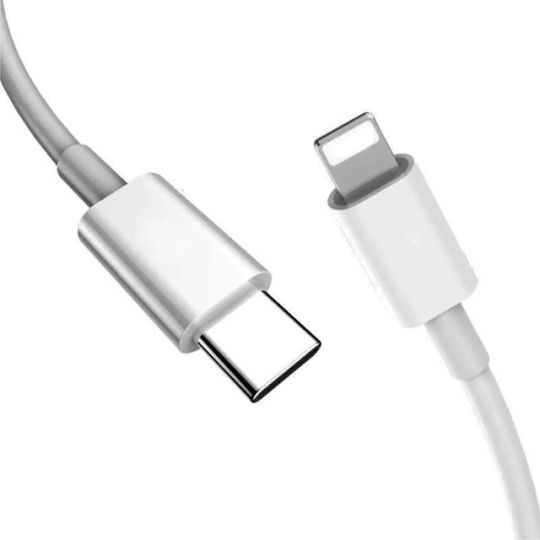 Treqa USB-C to Lightning Cable White 1m (CA-838)