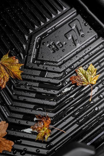 Frogum Set of Front and Rear Mats 3pcs Tray Type for Ford Edge 2014 Black