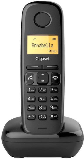 Gigaset A270 Cordless Phone with Greek Menu Black