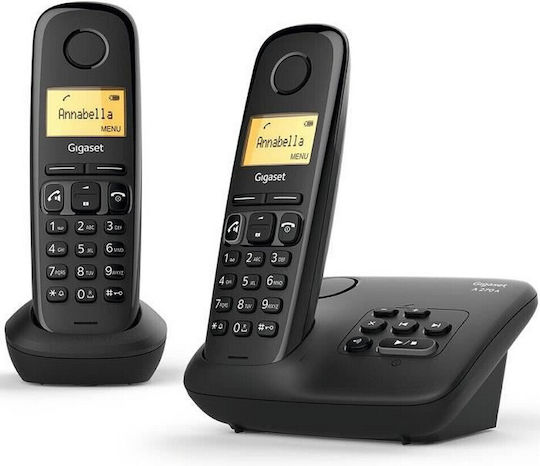 Gigaset A270A Cordless Phone with Greek Menu Black