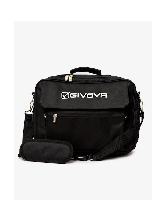 Givova Borsa Coach Τσάντα Ώμου για Ποδόσφαιρο Μαύρη
