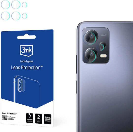 3MK Kameraschutz Gehärtetes Glas Transparent für das Redmi Note 12 Pro