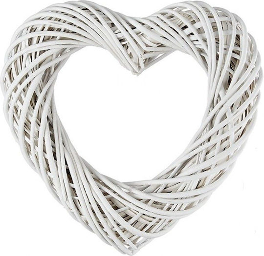 Palma Emporio Wood Decorative Element for Wedding Favors White 1pcs