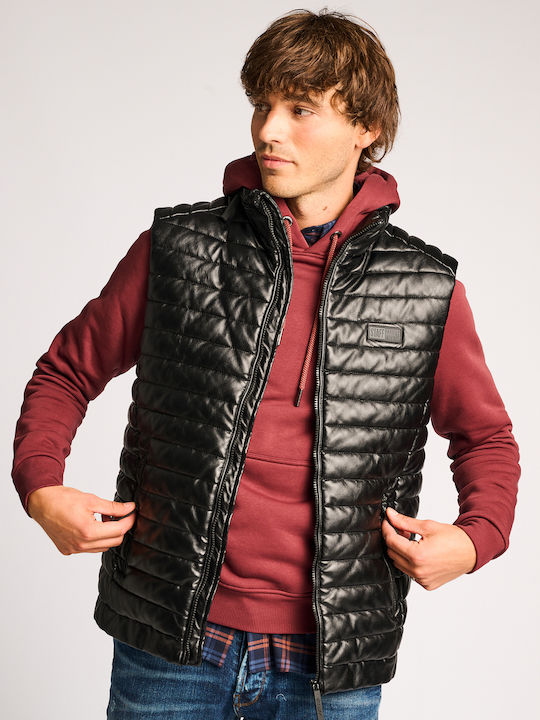 Staff Men's Sleeveless Jacket Black