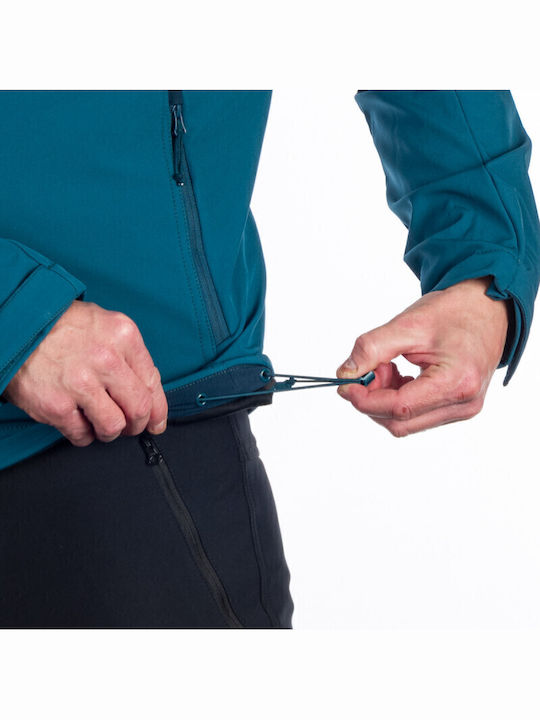 Winter Jacket Softshell Waterproof and Windproof Blue