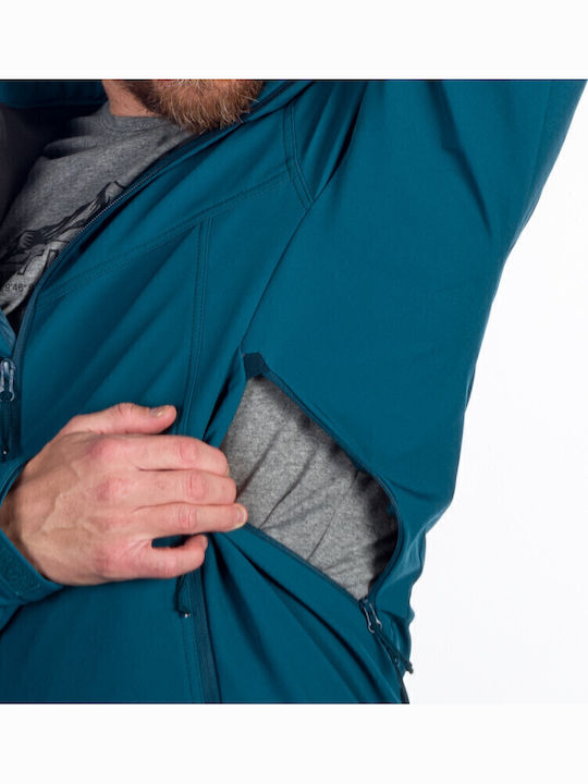 Winter Jacket Softshell Waterproof and Windproof Blue