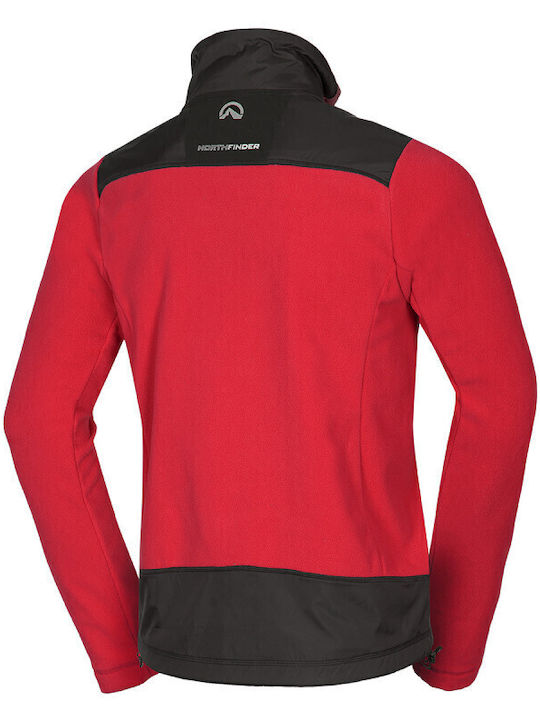 Northfinder Men's Cardigan Red