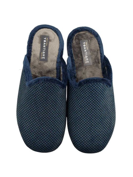 Yfantidis Men's Slipper Blue