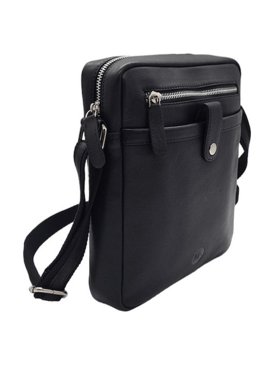 Piele Geantă pentru bărbați De umăr / tip crossbody Neagră