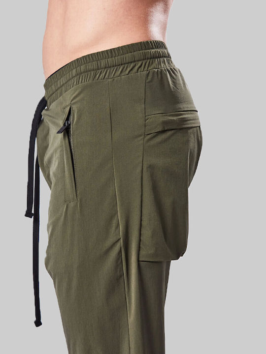 Elastic Green Men's Trousers