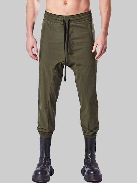 Elastic Green Men's Trousers