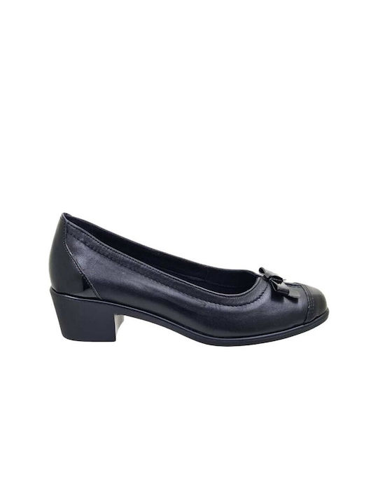 Δάφνη Leder Pumps Schwarz