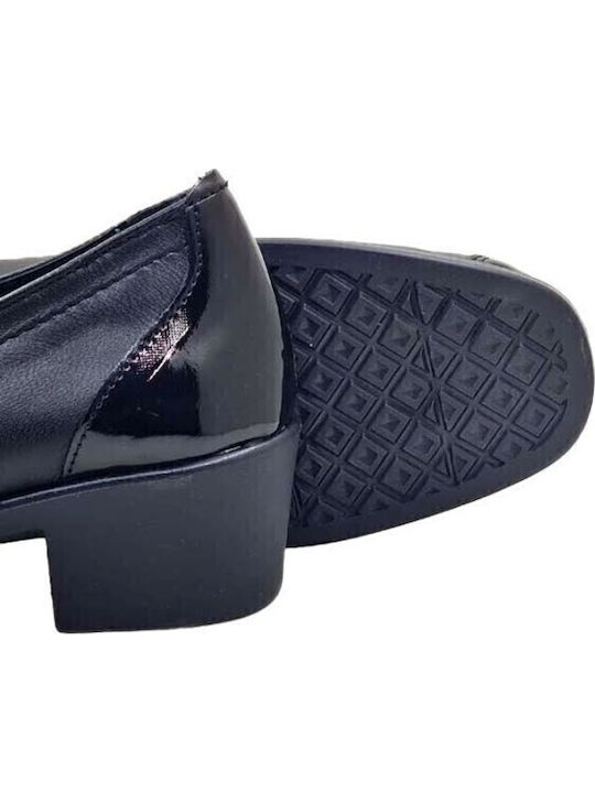 Leder Pumps Schwarz