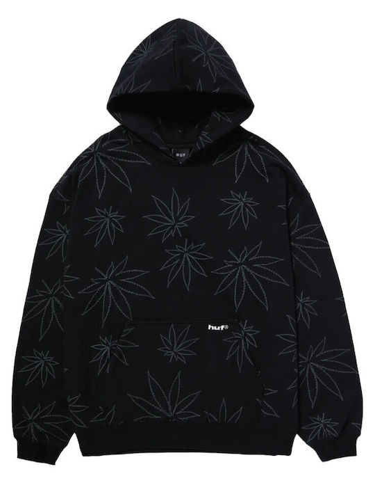 HUF Men's Sweatshirt with Hood Black