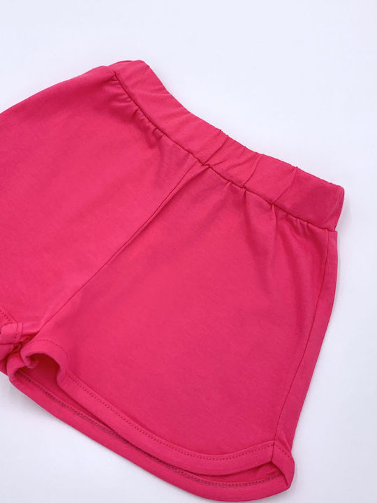 Cotton Planet Kids Set with Shorts Summer 2pcs Fuchsia