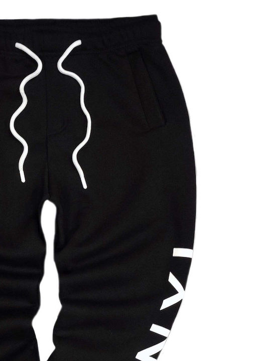 Sweatpants with Elastic Black
