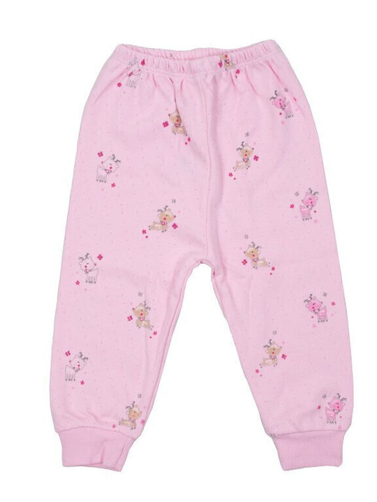 Papillon Kids Детска пижама Зимна Розов