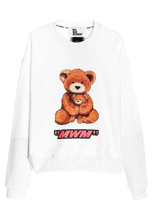 Damen Sweatshirt Weiß MW063061802