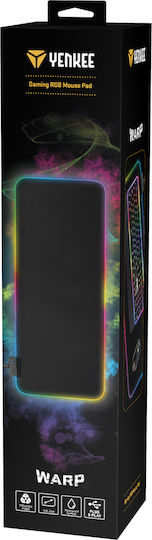 Yenkee Ypm 3006 Gaming Mouse Pad με RGB Φωτισμό μέσω USB Μαύρο