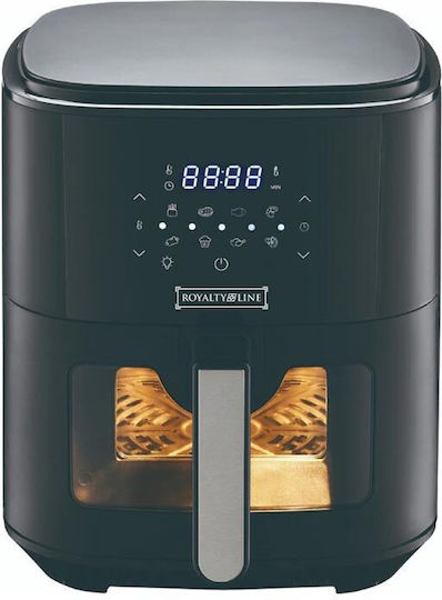 Royalty Line Air Fryer 6.5lt Μαύρο RL-AF-5408