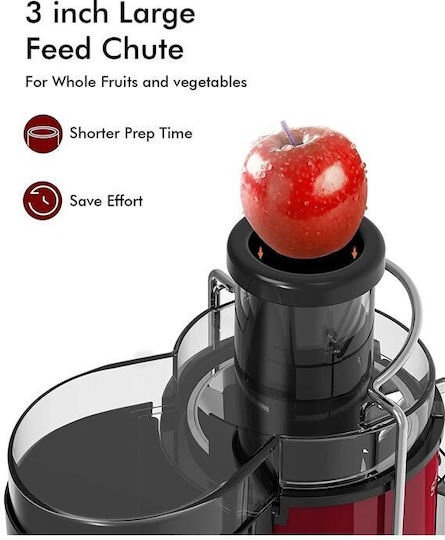 Royalty Line Αποχυμωτής 500W Inox Κόκκινος