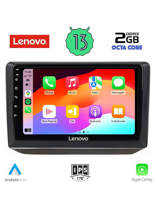 Lenovo Sistem Audio Auto pentru Skoda Fabia 2008-2014 (Bluetooth/USB/AUX/WiFi/GPS/Apple-Carplay/Android-Auto) cu Ecran Tactil 10"