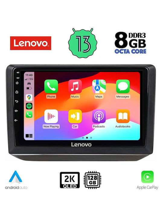 Lenovo Sistem Audio Auto pentru Skoda Fabia 2008-2014 (Bluetooth/USB/AUX/WiFi/GPS/Apple-Carplay/Android-Auto) cu Ecran Tactil 10"