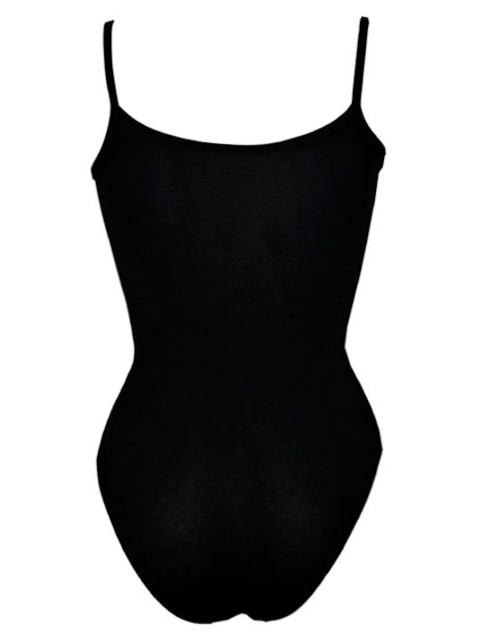 Lingerie Spaghetti Strap Bodysuit Black
