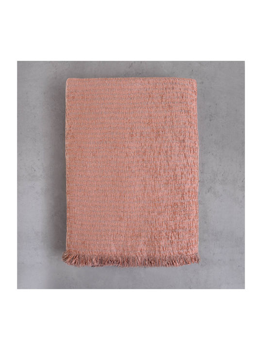 Rythmos Rachel Ριχτάρι Πολυθρόνας Δύο 'Οψεων Chenille 180x160εκ. Μοβ 117-175-2491