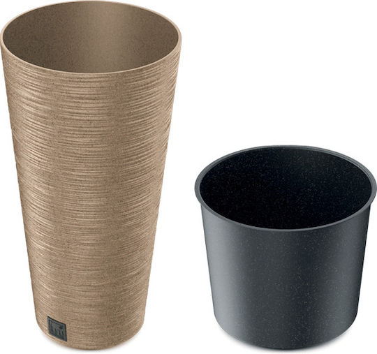 Prosperplast Furu Slim Eco Саксия Пластмаса Бял