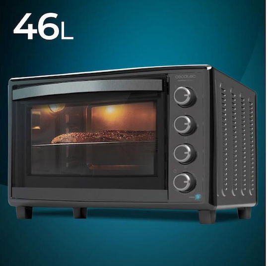 Cecotec Bake & Toast 4600 Gyro Electric Countertop Oven 46lt No Burners Hot Air Black