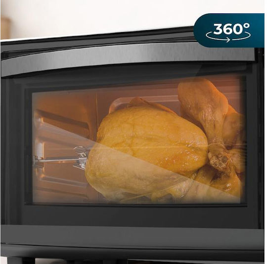 Cecotec Bake & Toast 4600 Gyro Electric Countertop Oven 46lt No Burners Hot Air Black