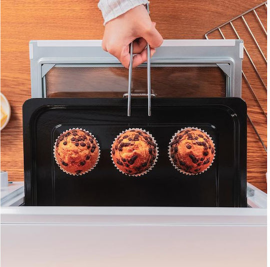 Cecotec Cecotec Bake & Toast 4600 Gyro Ηλεκτρικό Φουρνάκι 46lt Χωρίς Εστίες με Αέρα Λευκό