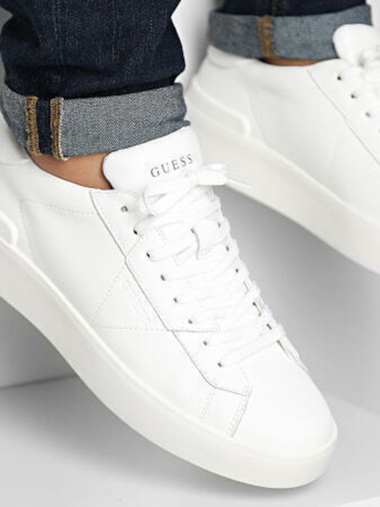 Guess Ανδρικά Sneakers Λευκά