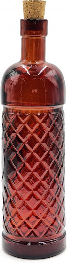 Glass Drops Μπουκάλι Νερού Γυάλινο με Φελλό 500ml