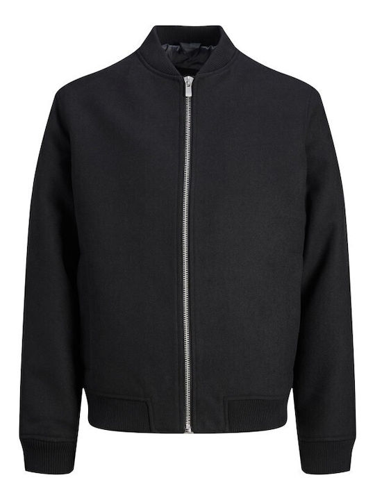 Jack & Jones Herren Winter Jacke Lässig Schwarz