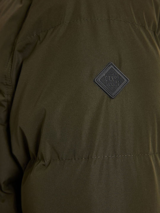 Winter Jacket Puffer Khaki