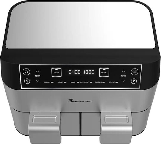 MasterPro Air Fryer 7.6lt Ασημί BGMP-9155-BK