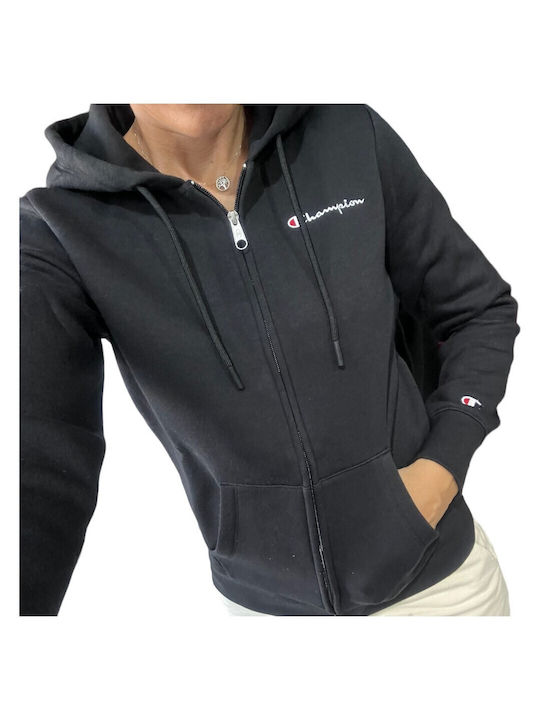 Champion Women's Hooded Sweatshirt Black