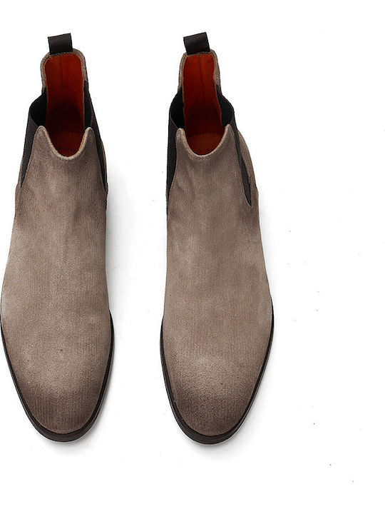 Suede Gri Ghete Chelsea