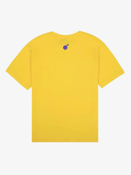 The Hundreds Hundreds Adam Ανδρικό T-shirt Κοντομάνικο Κίτρινο