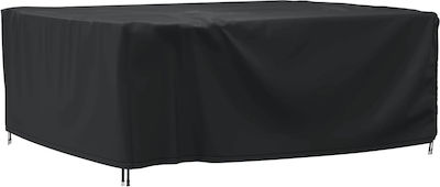 vidaXL Waterproof Dining Table Cover Black 200x160x70cm