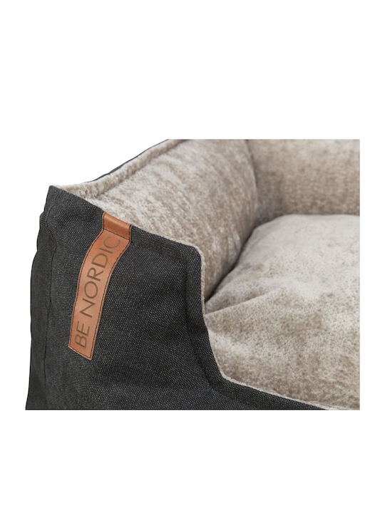 Trixie Nordic Föhr Sofa Dog Bed Black 80x60cm.