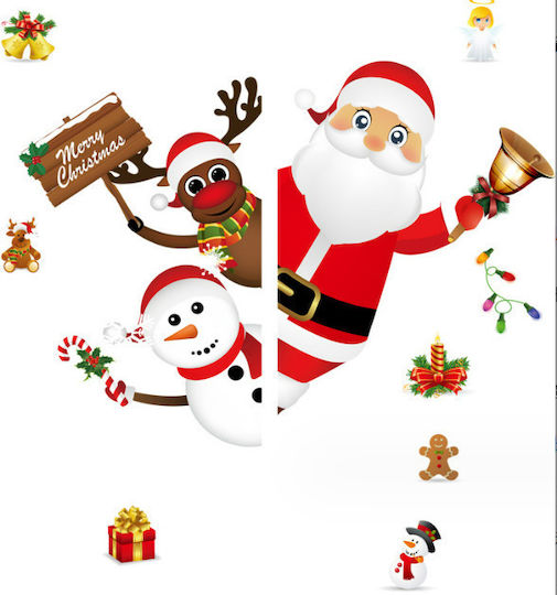 Sticker Display Christmas 60x90cm 87646 1pcs