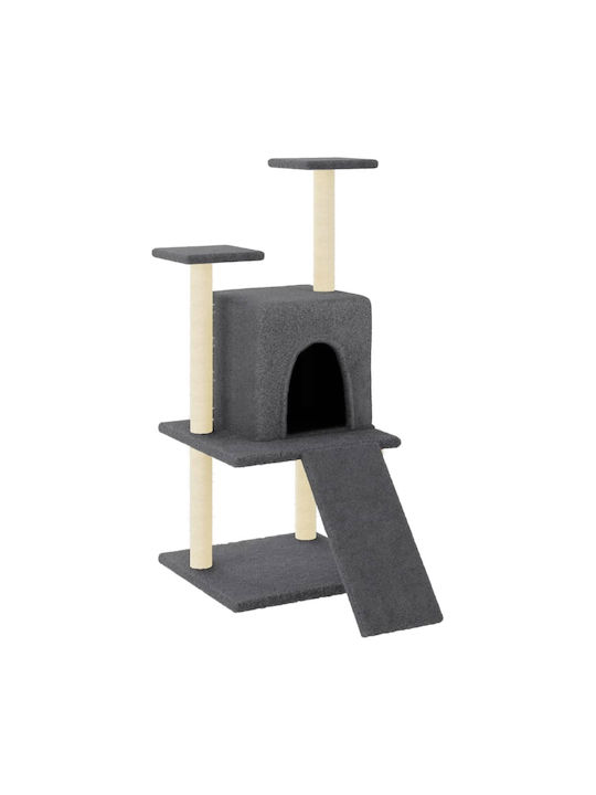 vidaXL Scrumieră Cat Trees Gray 78.5x60x110cm