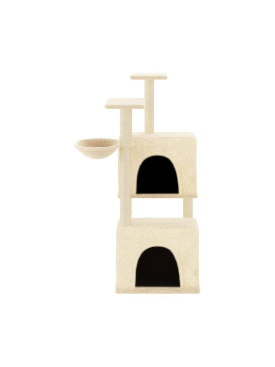 vidaXL Scratching Post Cat Trees Beige 5 levels 73.5x69x122cm