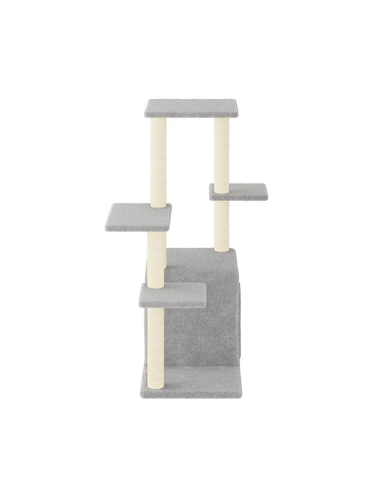 vidaXL Scratching Post Cat Trees Gray 5 levels 86x54x97.5cm