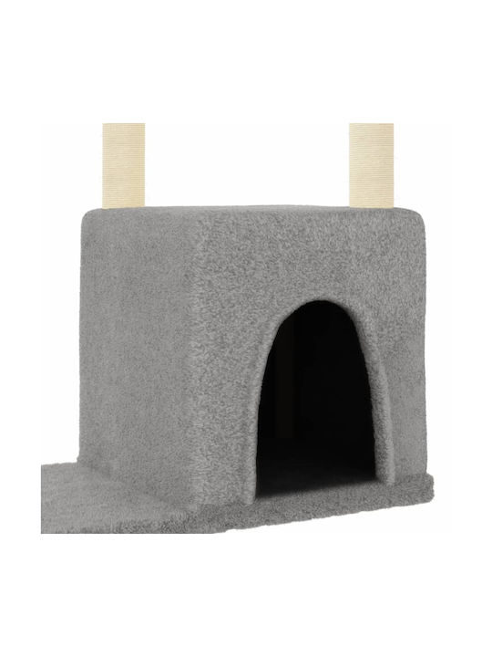 vidaXL Scratching Post Cat Trees Gray 5 levels 86x54x97.5cm